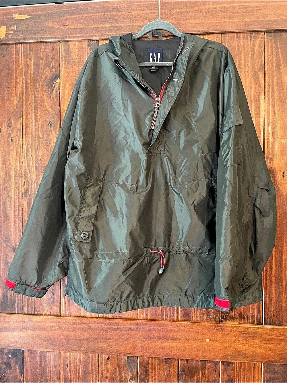 Vintage 2001 Gap Anorak Windbreaker in Green XL